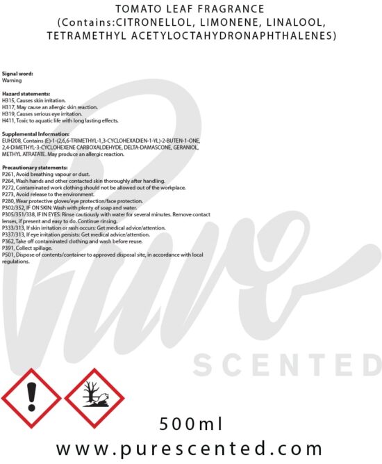 Tomato Leaf Fragrance Oil