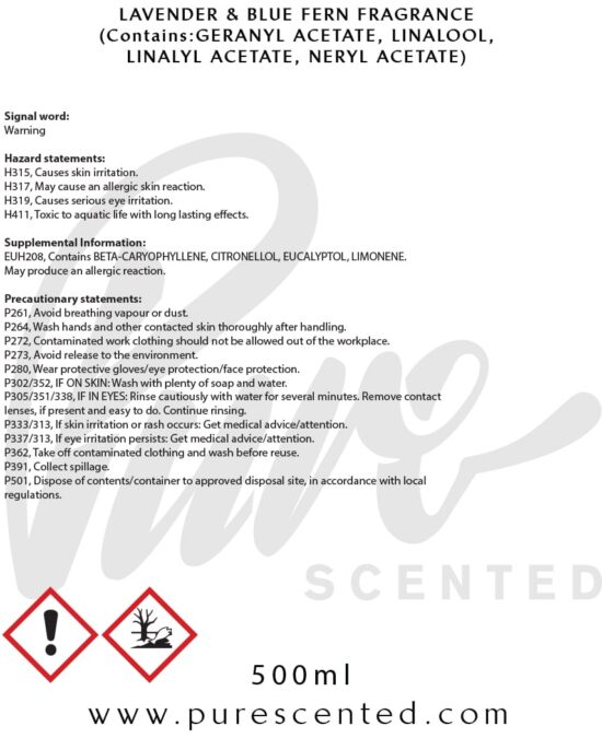 Lavender & Blue Fern Fragrance Oil Lavender & Blue Fern Fragrance Oil