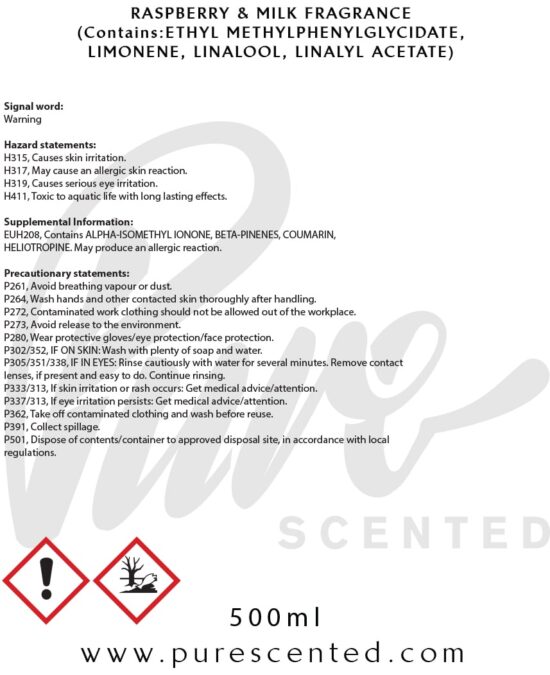 Raspberry & Milk Fragrance Oil