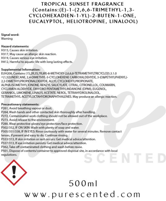 Tropical Sunset Fragrance Oil