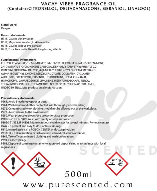 Vacay Vibes Fragrance Oil Vacay Vibes Fragrance Oil