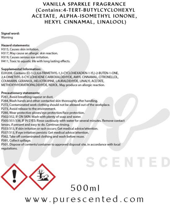 Vanilla Sparkle Fragrance Oil