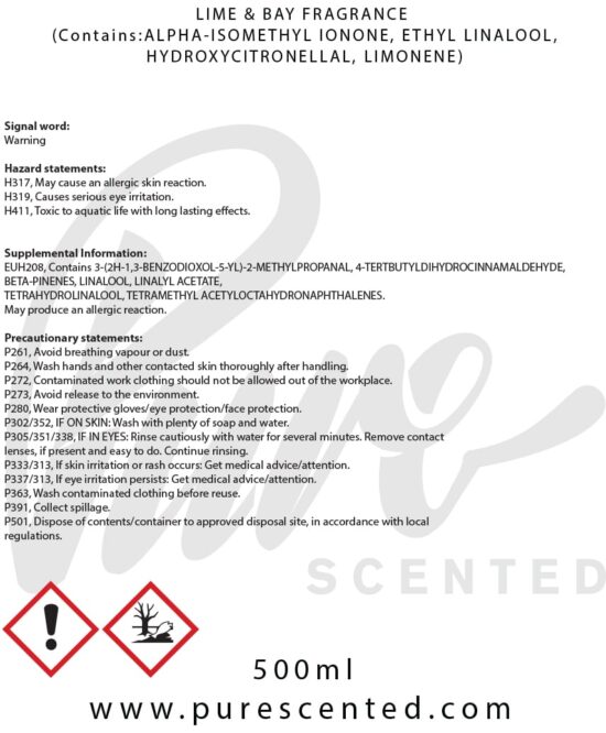 Lime & Bay Leaf Fragrance Oil