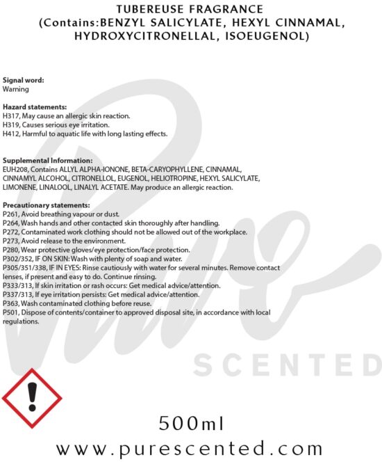 Tubéreuse Bloom Fragrance Oil