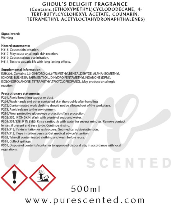 Ghoul's Delight Fragrance Oil Ghoul's Delight Fragrance Oil