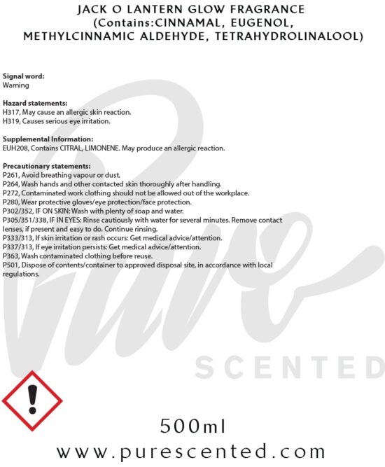 Jack-O-Lantern Glow Fragrance Oil