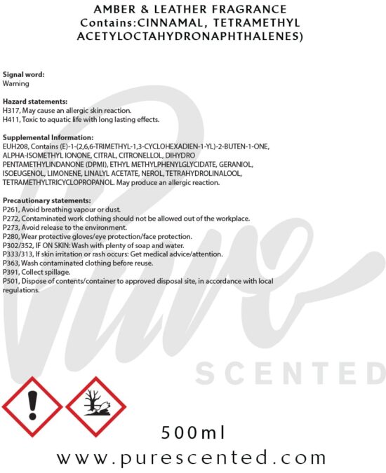 Amber & Leather Fragrance Oil