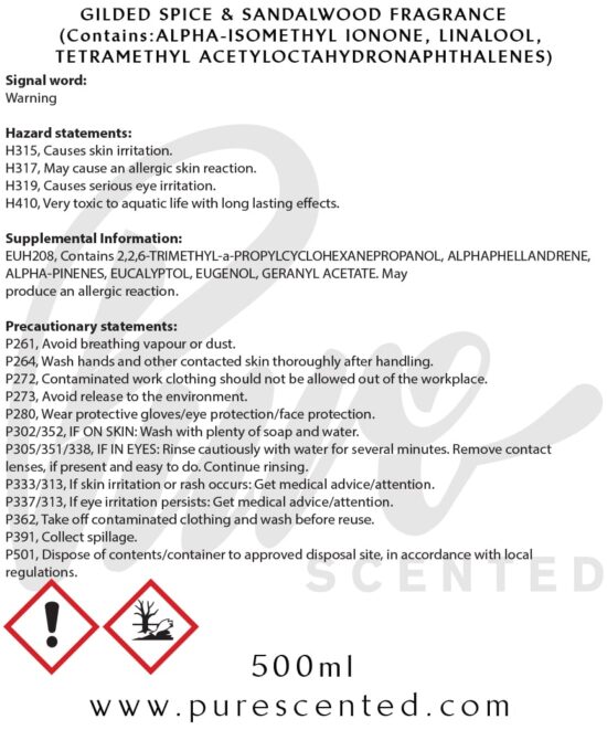 Gilded Spice & Sandalwood Fragrance Oil Gilded Spice & Sandalwood Fragrance Oil