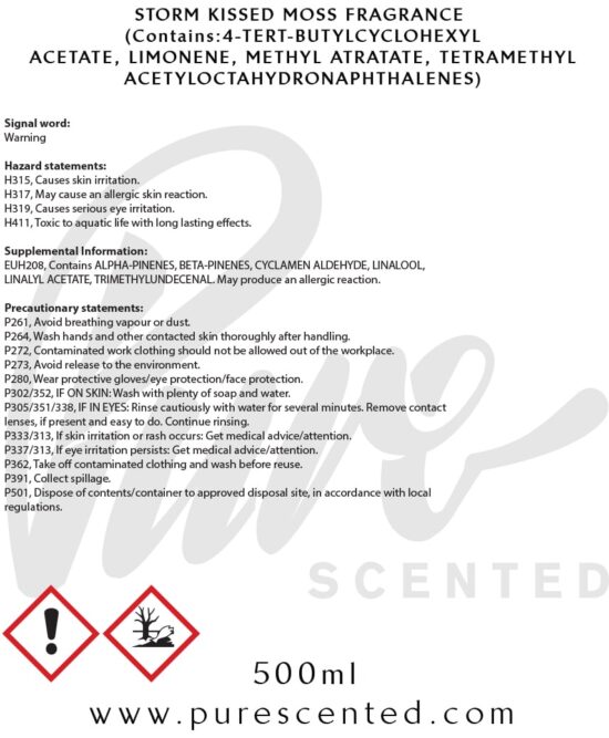 Storm-Kissed Moss Fragrance Oil Storm-Kissed Moss Fragrance Oil