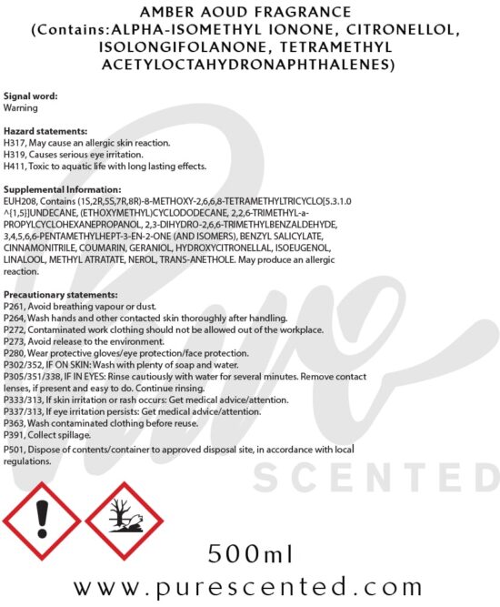 Amber Oud Fragrance Oil