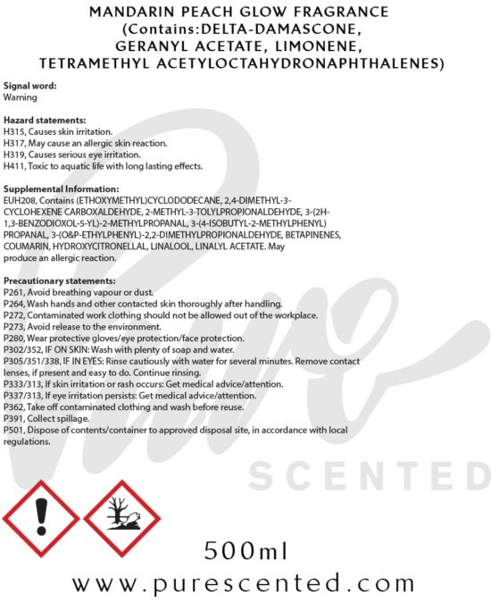 Mandarin Peach Glow Fragrance Oil