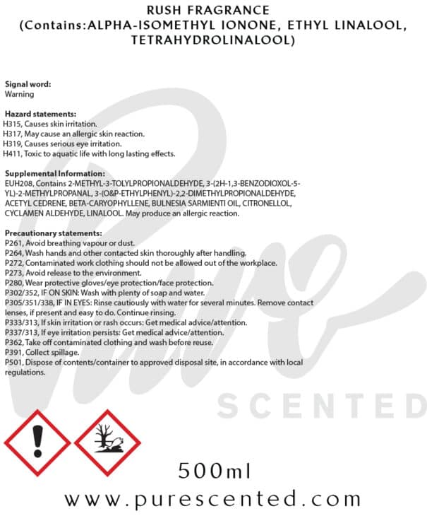 Rush Fragrance Oil - Image 2