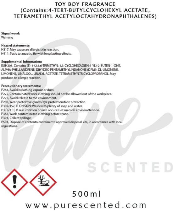 Toy Beau Fragrance Oil